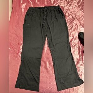 Healing Hands Charcoal Scrub Pants with Drawstring